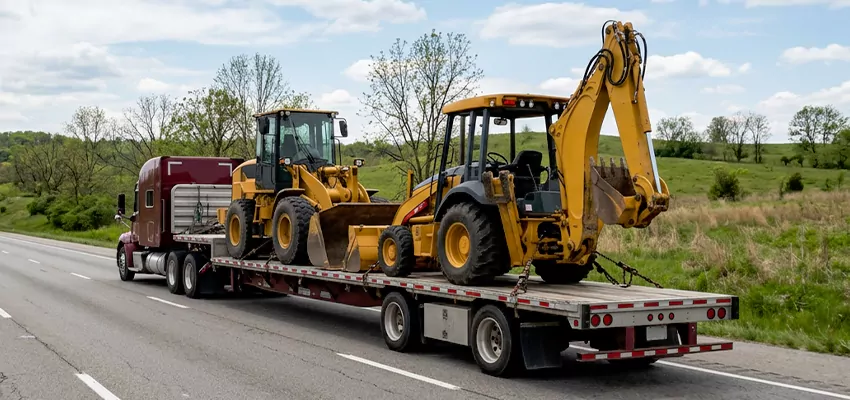 Loader and Backhoe Tractors Transport Arizona